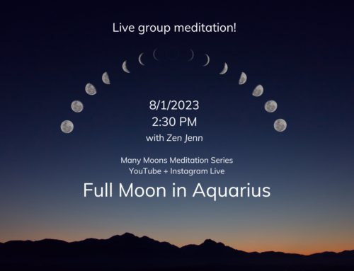 Full Moon in Aquarius Live Meditation